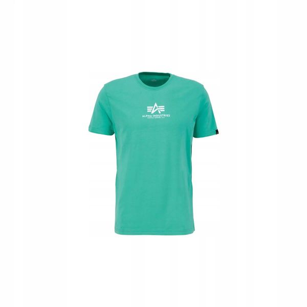 MĘSKA KOSZULKA SPOTROWA Alpha Basic T-SHIRT ML 118533-676. Zielone koszulki sportowe męskie Alpha Industries, l, bez wzorów, z bawełny, sportowe, bez kołnierzyka. Za 116.99 zł.