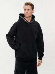 Hugo Bluza Datechi 50510105 Czarny Relaxed Fit. Czarne bluzy męskie Hugo, m, bez wzorów, z bawełny, bez kaptura. Za 639.99 zł.
