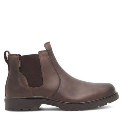 Sztyblety Lasocki. Brązowe botki męskie Lasocki, bez wzorów, bez zapięcia. Za 139.99 zł.