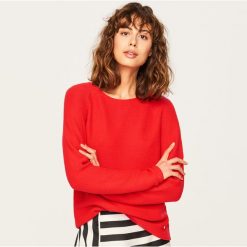 Sweter - Czerwony. Kardigany damskie marki Reserved. Za 89.99 zł.