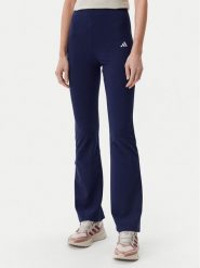 Adidas Legginsy Essentials Small Logo JD3073 Granatowy Flare Fit. Niebieskie legginsy damskie Adidas, xs, bez wzorów, z bawełny. Za 119.99 zł.