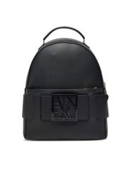 Armani Exchange Plecak XW001204 AF13672 UC001 Czarny. Czarne plecaki damskie Armani Exchange, bez wzorów, ze skóry. Za 749.99 zł.