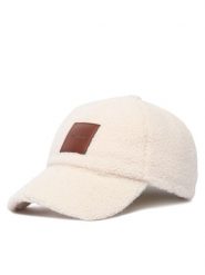 Calvin Klein Czapka z daszkiem All-Over Sherpa W/ Patch Cap LV04F5096G Kremowy. Białe czapki i kapelusze damskie Calvin Klein, bez wzorów, z poliesteru. Za 189.99 zł.