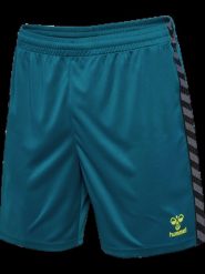 Hummel hmlAUTHENTIC PL SHORTS męskie spodenki poliester 100% - BLUE CORAL. Niebieskie krótkie spodenki sportowe męskie Hummel, m, bez wzorów, z poliesteru. Za 116.82 zł.