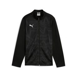 Kurtka z dresu Puma teamGoal Graphic. Czarne kurtki męskie Puma, bez wzorów, z dresówki, sportowe, bez kaptura. Za 292.00 zł.