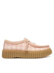 Clarks Półbuty Torhill Bee 26186298 Różowy. Czerwone półbuty damskie Clarks, bez wzorów, z materiału, bez obcasa, na płaskiej podeszwie, bez zapięcia. Za 519.99 zł.