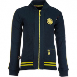 Bluza "See You" w kolorze granatowym. Niebieskie bluzy dla dziewczynek 4FunkyFlavours Kids, z aplikacjami. W wyprzedaży za 102.95 zł.