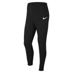 Spodnie treningowe męskie Nike FLC PARK20. Białe spodnie sportowe męskie Nike, l, bez wzorów, z bawełny, na fitness i siłownię. Za 199.99 zł.