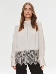 Bruuns Bazaar Bluzka BBW3741 Écru Relaxed Fit. Bluzki damskie Bruuns Bazaar, bez wzorów, z syntetyku, bez kołnierzyka, bez ramiączek. Za 329.99 zł.