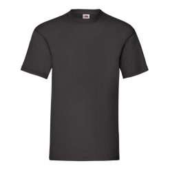 Męska Koszulka Valueweight. Czarne koszulki sportowe męskie Fruit of the Loom, m, bez wzorów, bez kołnierzyka, bez ramiączek, trekkingowe. Za 35.99 zł.