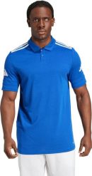 Koszulka męska adidas Squadra 25 Polo niebieska JW0890 S. Niebieskie koszulki polo męskie Adidas, m, bez wzorów, bez ramiączek. Za 92.29 zł.
