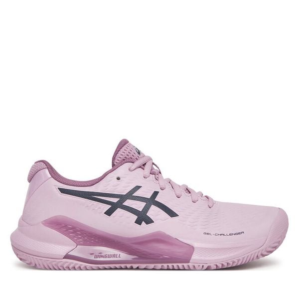 Buty do tenisa Asics. Fioletowe obuwie sportowe damskie Asics, bez wzorów, tenisowe. Za 419.99 zł.