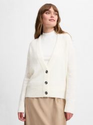 Marie Lund kardigan z zawartością alpaki Kobiety drobna dzianina biały, L. Białe kardigany damskie Marie Lund, l, bez wzorów, z dzianiny. Za 279.95 zł.