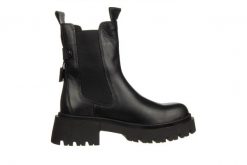 Botki Bayla-161 205 1506 01 Black 161651, Czarny, Skóra naturalna - 41. Czarne botki damskie Bayla, na zimę, z gumy, eleganckie, z okrągłym noskiem, za kostkę, bez obcasa, bez zapięcia. W wyprzedaży za 314.10 zł.