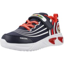 Tenisówki Geox Model J Assister Boy. Niebieskie trampki męskie Geox, bez wzorów, z syntetyku, bez zapięcia. Za 230.99 zł.