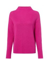 Marie Lund Sweter Kobiety Bawełna wyrazisty róż, XS. Czerwone swetry damskie Marie Lund, uniwersalny, bez wzorów, z bawełny, klasyczne, bez kołnierzyka, bez ramiączek, bez kaptura. Za 299.95 zł.