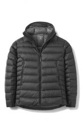 Kurtka trekkingowa puchowa męska Electron Pro Hoody. Czarne kurtki męskie RAB, l, bez wzorów, z puchu, z kapturem. Za 1,419.99 zł.