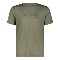 Koszulka męska CMP 32T7177. Zielone koszulki sportowe męskie CMP, m, bez wzorów, bez kołnierzyka, bez ramiączek, trekkingowe. Za 241.50 zł.