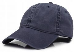 Letnia Czapka z Daszkiem (Bejsbolówka) - Pako Jeans - Granatowa. Niebieskie czapki i kapelusze męskie Pako Jeans, na lato, bez wzorów, z bawełny. Za 75.00 zł.