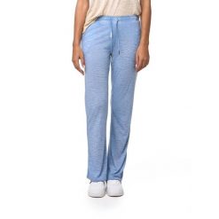 Spodnie dresowe z sznurek regulacyjny na co dzień. Niebieskie obuwie sportowe damskie LEONE 1947 APPAREL, bez wzorów, z dresówki, na fitness i siłownię. W wyprzedaży za 136.83 zł.