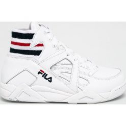 Fila - Buty Cage Core TC Mid. Białe obuwie sportowe damskie Fila, bez wzorów, z gumy. W wyprzedaży za 479.90 zł.