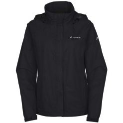 Kurtka damska Escape Bike Light Jacket. Czarne kurtki damskie Vaude, bez wzorów, z materiału, bez kaptura. Za 519.00 zł.