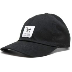 Czapka bejsbolowa - Bawełna - Bez struktury (Czarny). Czarne czapki i kapelusze męskie SURF MONKEY, z aplikacjami, z bawełny, klasyczne. Za 159.95 zł.