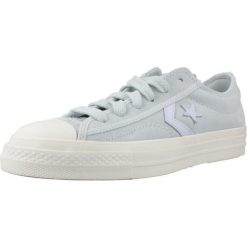 Buty CONVERSE STAR PLAYER 76 OX Niebieski. Niebieskie obuwie sportowe damskie Converse, bez wzorów, ze skóry. Za 374.15 zł.