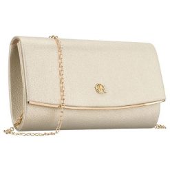 Kopertówka damska w złotym kolorze wykonana ze skóry ekologicznej Rovicky R-XS028-1. Żółte kopertówki damskie ROVICKY, bez wzorów, ze skóry ekologicznej, eleganckie, bez dodatków. Za 54.99 zł.