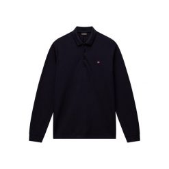 Polówka z długim rękawem Napapijri Ealis 1. Czarne koszulki polo męskie Napapijri, m, bez wzorów, bez ramiączek. Za 322.15 zł.