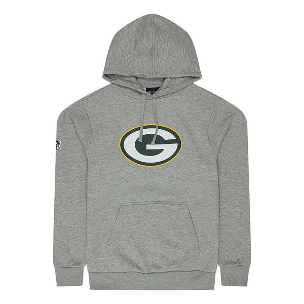 Bluza z kapturem Green Bay Packers NFL. Szare bluzy męskie New Era, m, bez wzorów, z bawełny, z kapturem. Za 178.75 zł.