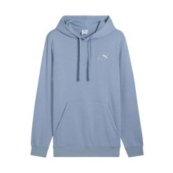 Bluza z kapturem Puma Logo N° 1 Essentials. Niebieskie bluzy sportowe męskie Puma, m, bez wzorów, z kapturem. W wyprzedaży za 187.90 zł.