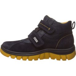 Botki zimowe "Elmo" w kolorze granatowym. Buty zimowe chłopięce Zimowe obuwie dla dzieci. W wyprzedaży za 195.95 zł.