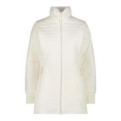 Damska długa kurtka CMP. Białe kurtki damskie CMP, bez wzorów, z puchu, bez kaptura. Za 525.60 zł.