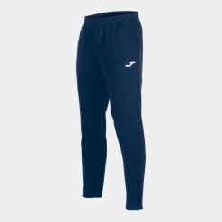 Spodnie do piłki nożnej dla chłopców Joma Nilo. Niebieskie spodnie sportowe dla chłopców Joma, bez wzorów, z dresówki, sportowe, do piłki nożnej. W wyprzedaży za 130.90 zł.