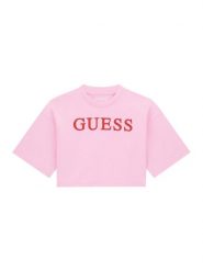 Guess T-Shirt J6RI11 KCNQ4 Różowy Oversize. Czerwone t-shirty i topy dla dziewczynek Guess, z aplikacjami, z bawełny, bez ramiączek. Za 119.99 zł.