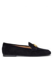 LAUREN RALPH LAUREN Loafersy 802946809005 Czarny. Czarne mokasyny damskie Lauren Ralph Lauren, ze skóry. Za 509.99 zł.