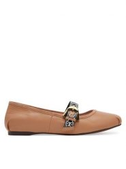 Coccinelle Baleriny E4 S15 19 01 01 Beżowy. Brązowe baleriny damskie Coccinelle, bez wzorów, ze skóry, bez obcasa. Za 599.99 zł.