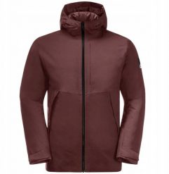 Jack Wolfskin Tempelhof Jkt M 1115491-2185 Bordowe XL. Czerwone kurtki męskie Jack Wolfskin, m, bez wzorów, bez kaptura. Za 442.09 zł.