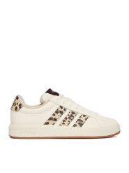 Adidas Sneakersy C-GRAND COURT 3.0 KJ4849 Écru. Buty sportowe dziewczęce Adidas, bez wzorów, z materiału, bez zapięcia. Za 179.99 zł.