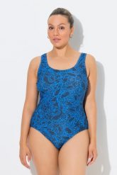 Damskie Kostium kąpielowy morskie stworzenia. Zielone kostiumy jednoczęściowe damskie Ulla Popken, plus size, bez wzorów, z elastanu, sportowe, plus size, do pływania. Za 159.99 zł.
