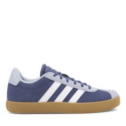 Sneakersy adidas. Niebieskie trampki i tenisówki chłopięce Adidas, bez wzorów, bez zapięcia. Za 229.99 zł.