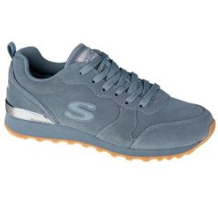 Buty sportowe Sneakersy damskie, OG 85-Suede Eaze. Niebieskie obuwie sportowe damskie Skechers, bez wzorów. Za 229.99 zł.