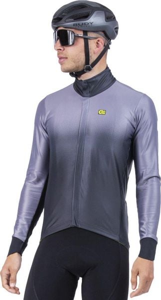 Kurtka rowerowa męska Alé Cycling PR-S Gradient. Szare kurtki męskie ALÉ CYCLING, na zimę, l, bez wzorów, z materiału, klasyczne, bez kaptura. Za 828.70 zł.