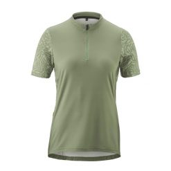 Damski dżersej z zamkiem błyskawicznym 1/2 Gonso Adventure. Zielone koszulki sportowe damskie Gonso, bez wzorów, z dżerseju, bez kołnierzyka, bez ramiączek, rowerowe. Za 366.00 zł.