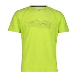 Koszulka męska turystyczna CMP 39T6547. Zielone koszulki sportowe męskie CMP, m, bez wzorów, bez kołnierzyka, bez ramiączek. Za 176.50 zł.