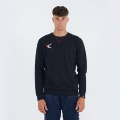 Bluza bawełniana Napix z okrągłym dekoltem. Czarne bluzy męskie ELPLAYER, m, bez wzorów, z bawełny, bez kaptura. Za 74.00 zł.