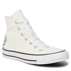 Buty do chodzenia damskie Converse Chuck Taylor All Star. Brązowe obuwie sportowe damskie Converse, bez wzorów, z materiału, trekkingowe. W wyprzedaży za 257.30 zł.