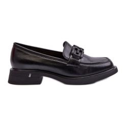 Vinceza Eleganckie Skórzane Mokasyny Damskie Czarne Triana. Czarne mokasyny damskie ze skóry, eleganckie. Za 319.20 zł.
