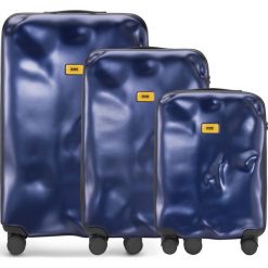 Walizki Icon w zestawie 3 el. granatowy. Walizki damskie marki Crash Baggage. Za 2,628.00 zł.